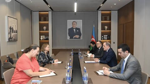 Ceyhun Bayramov səfiri qəbul edib