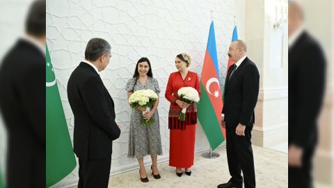 Leyla Əliyeva&nbsp;görüşdən fotolar paylaşdı