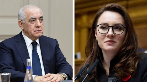 Əli Əsədov ukraynalı həmkarını təbrik etdi&nbsp;