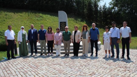 Türkiyə səfiri Quba Soyqırımı Memorial Kompleksində