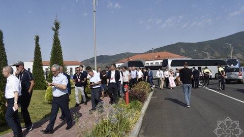 Media Forumunun iştirakçıları Xocalıda - FOTOLAR