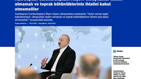 Dünya mediası İlham Əliyevin Forumdakı çıxışından YAZDI&nbsp;- FOTOLAR