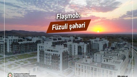 Füzulidə&nbsp;fləşmob -&nbsp;VİDEO