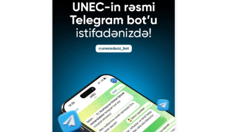 "UNEC Telegram Bot"&nbsp;istifadəyə verildi