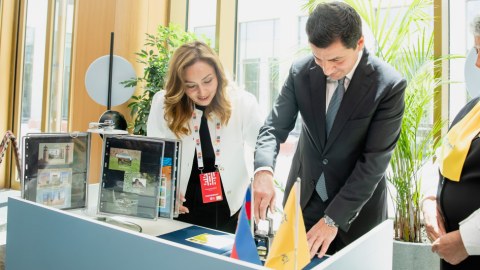 Şuşa Qlobal Media Forumunda &ldquo;Azərpoçt&rdquo;un poçt markaları dövriyyəyə buraxıldı