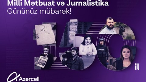 Azercell jurnalistləri təbrik etdi