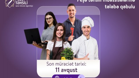 Peşə məktəblərinə tələbə qəbulu BAŞLADI