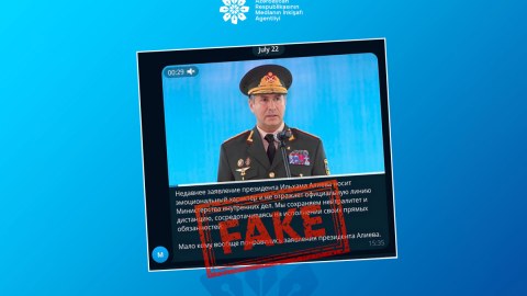Daxili işlər naziri adından saxta şərh yayıldı