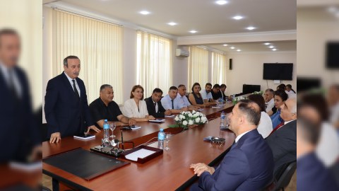 Samuxda mətbuat nümayəndələri ilə görüş - FOTO
