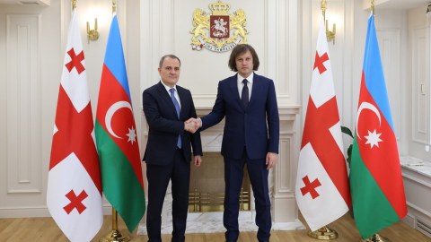 Ceyhun Bayramov Kobaxidze ilə görüşdü