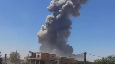 İdlibdə güclü parlaştış - 7 ölü, 100 yaralı