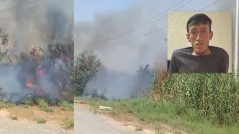 Lökbatanda yanğın törədən şəxs saxlanıldı