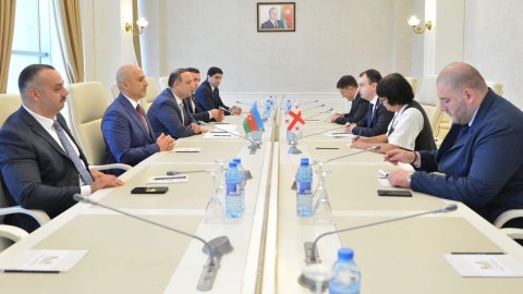 Deputatlar Gürcüstan parlamentinin üzvləri ilə görüşüblər