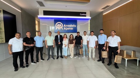 Azərbaycanlı qazi jurnalistlər AA, CNN TÜRK, Azərbaycan evində&nbsp;- FOTO