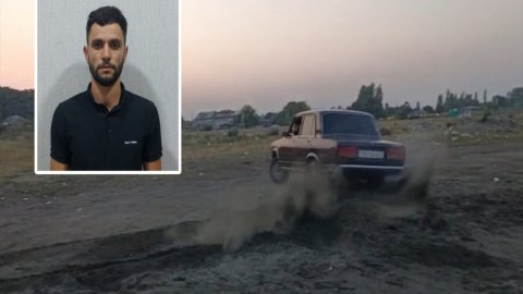 Çimərlikdə avtoxuliqanlıq edən sürücü həbs edildi