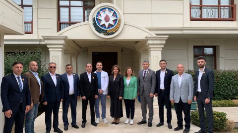 Qazi jurnalistlər Azərbaycanın İstanbuldakı Baş Konsulluğunda - FOTOLAR