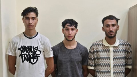 Sərhədi pozan 4 xarici vətəndaş saxlanıldı - GÖRÜNTÜ