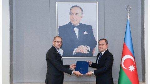 İsrailin yeni səfiri&nbsp;Ceyhun Bayramovla görüşdü