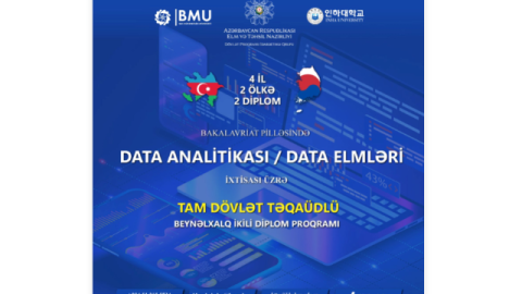 BMU-da bu ixtisas üzrə 4 ilə 2 diplom&nbsp;qazanmaq şansı