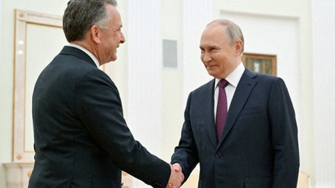Putin Uitkoffu qəbul etdi - VİDEO