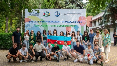 &ldquo;Qardaşlaşmış Qarabağ Məktəbləri&rdquo; Moldova yay düşərgəsində&nbsp;-&nbsp;FOTOLAR