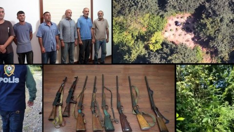 Dağda narkotik becərən silahlı dəstə ifşa olundu - 3 nəfər həbs edildi