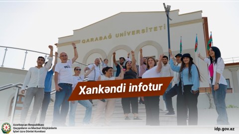 Xankəndi şəhərinə infotur təşkil edilib -&nbsp;VİDEO