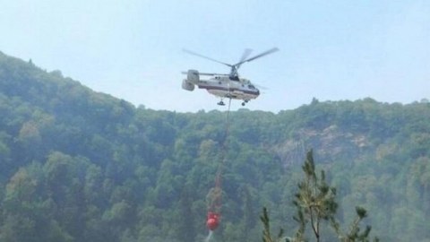 Ağdərədə yanğın - Helikopter cəlb olundu