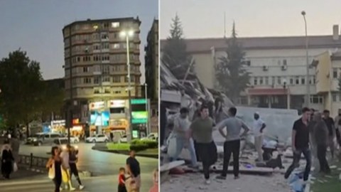 Türkiyədəki zəlzələdən GÖRÜNTÜLƏR