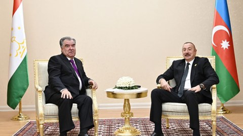Tacikistan Prezidenti İlham Əliyevi TƏBRİK ETDİ