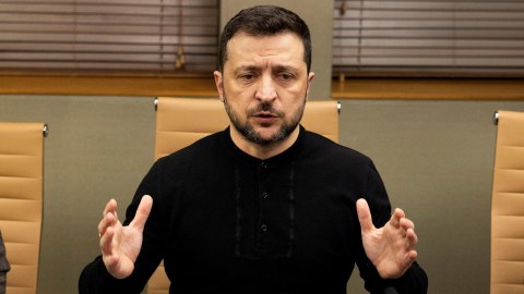 Zelenski Almaniyaya&nbsp;gedib