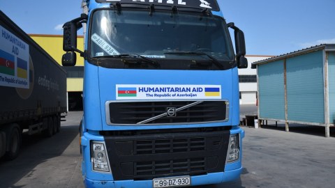 Azərbaycandan&nbsp;Ukraynaya humanitar yardım göndərildi