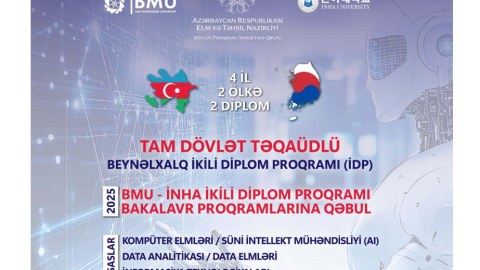 BMU ikili diplom proqramına qəbulun nəticələrini açıqladı