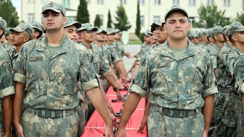 Orduda andiçmə mərasimləri - FOTO/VİDEO