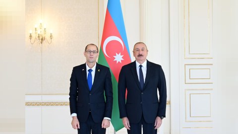 İsrailin yeni səfiri İlham Əliyevin QƏBULUNDA