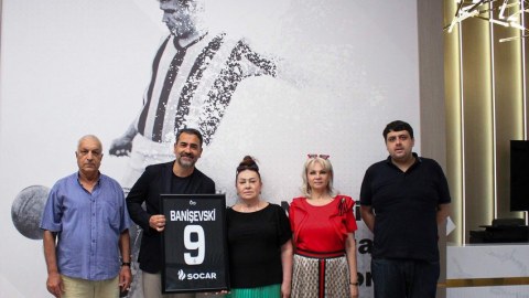 Banişevskinin ailə üzvləri "Neftçi"də
