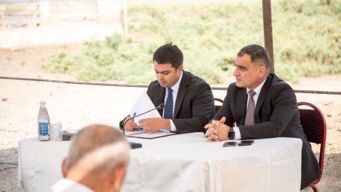Neftçalanın icra başçısı səyyar görüş keçirib - FOTOLAR