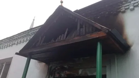 Rusiyada məscid yandırıldı