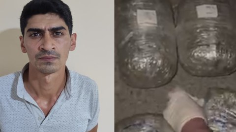 10 kiloqram narkotiklə tutuldu - VİDEO