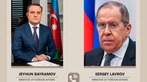 Lavrovla Ceyhun Bayramov danışıqlar APARDI