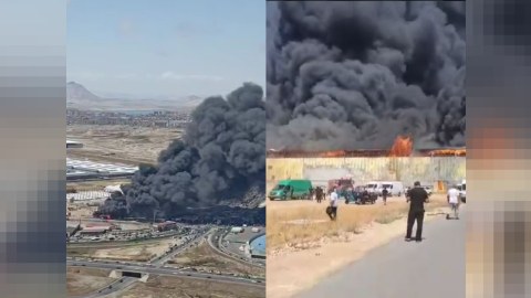&ldquo;Sədərək&rdquo; ticarət mərkəzində GÜCLÜ&nbsp;YANĞIN