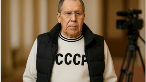 Lavrov &ldquo;SSRİ&rdquo; yazılmış geyimindən danışdı:&nbsp;Putin dəfələrlə deyib ki...