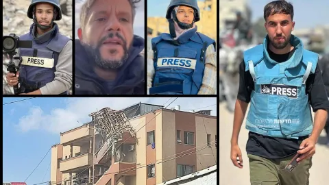 Qəzzada daha 4 jurnalist HƏLAK OLDU