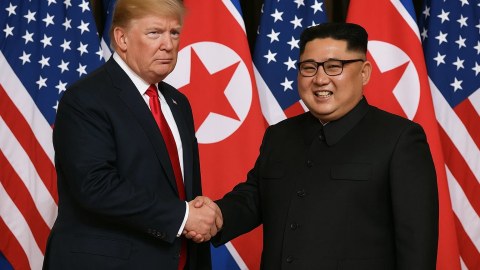 Tramp Kim Çen Inla görüşmək istəyir