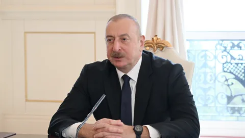 Prezident həmkarına təbrik məktubu göndərdi