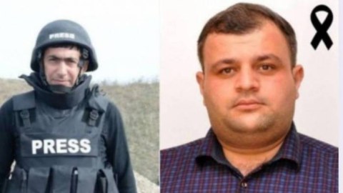 Şəhid jurnalistlərin medalları ailələrinə verildi