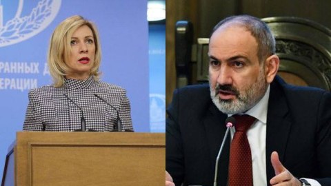 Zaxarova Paşinyanın iddiasına cavab verdi