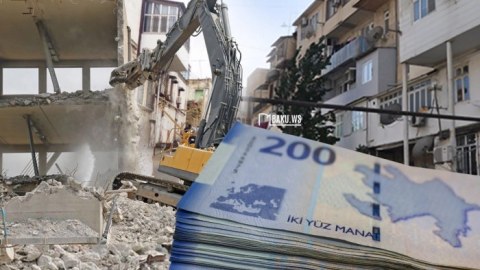 Bakının bir rayonunda evlər PLANA DÜŞÜR&nbsp;