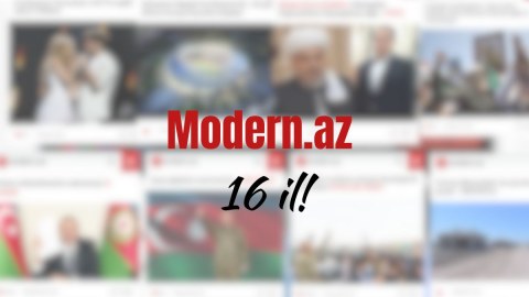 Modern.az - 16 ildir sizinləyik!