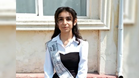 Cənub bölgəsinin qız məzunu Hərbi İnstituta qəbul olundu